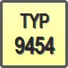 Piktogram - Typ: 9454